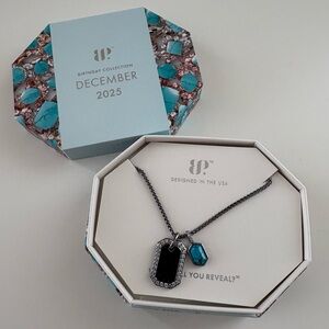 Bomb Party Dec25 Sparkle Called & I Answered Necklace NK79876 TurquoiseMagnesite